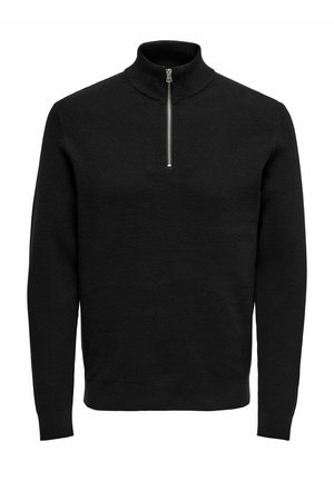 Only & Sons HIGH NECK - Trui - black