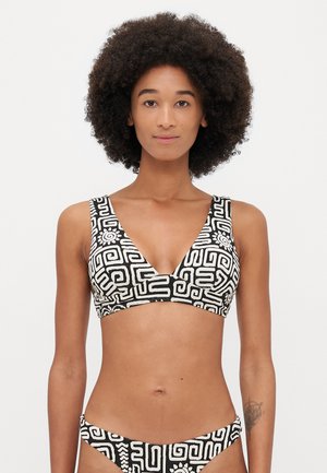 SUNSET DEEP - Bikini top - black