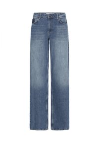 PULZ PZVEGA HW  - Vaqueros boyfriend - medium blue denim