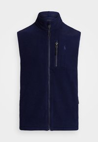 BRUSHED FLEECE MOCKNECK VEST - Vest - cruise navy