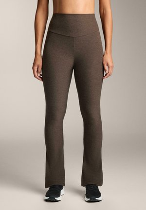 COMFORTLUX HIGH-RISE FLARE - Nadrágok - brown