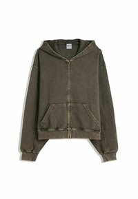 Sweatjacke - mottled dark grey