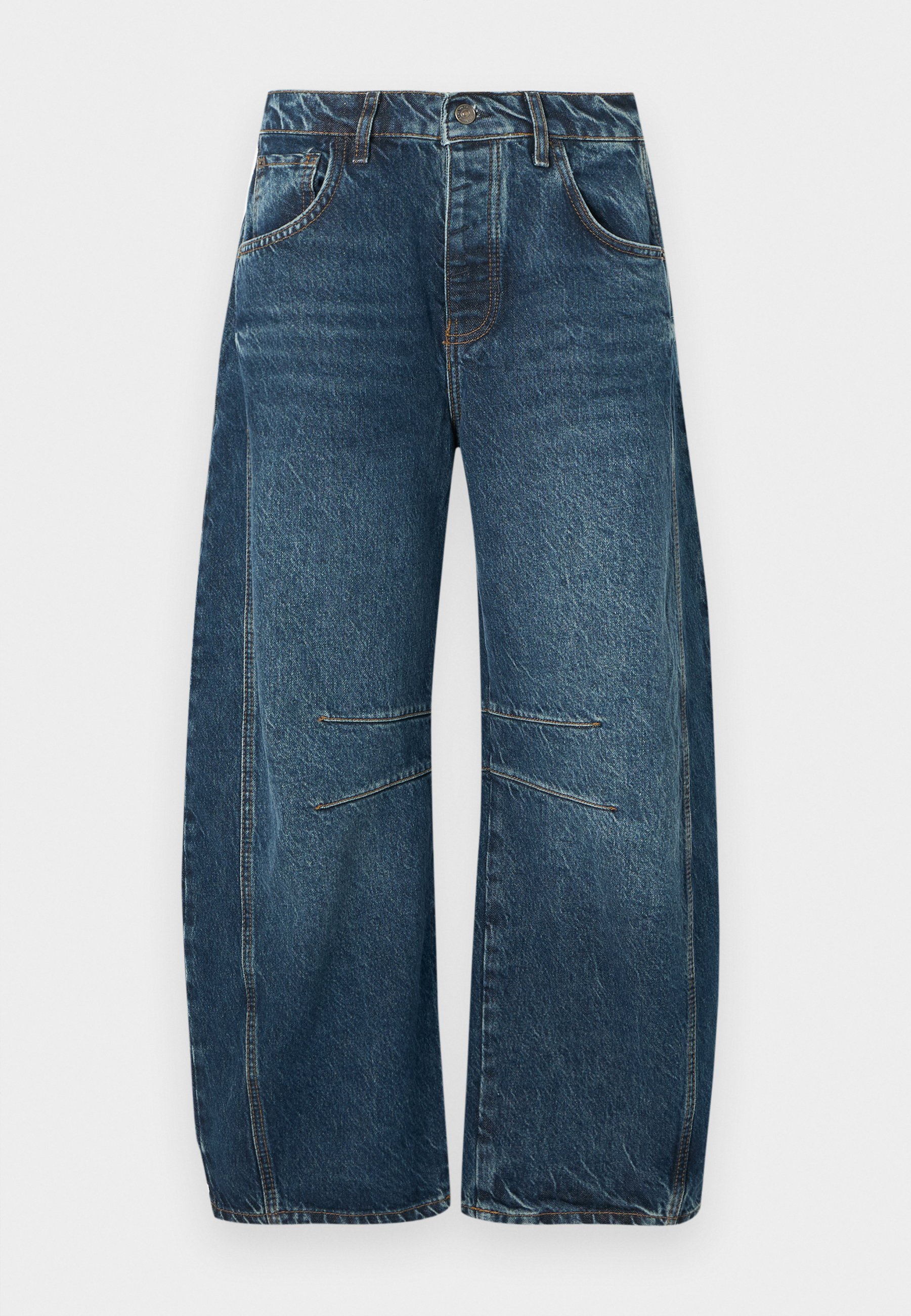 good luck mid rise barrel - jeans relaxed fit - deep end
