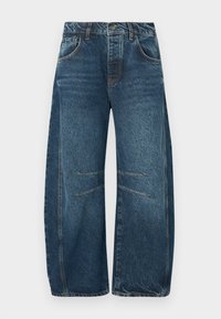 GOOD LUCK MID RISE BARREL - Blugi loose fit - deep end