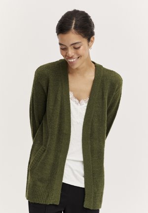 b.young BYMIRELLE - Cardigan - rifle green melange