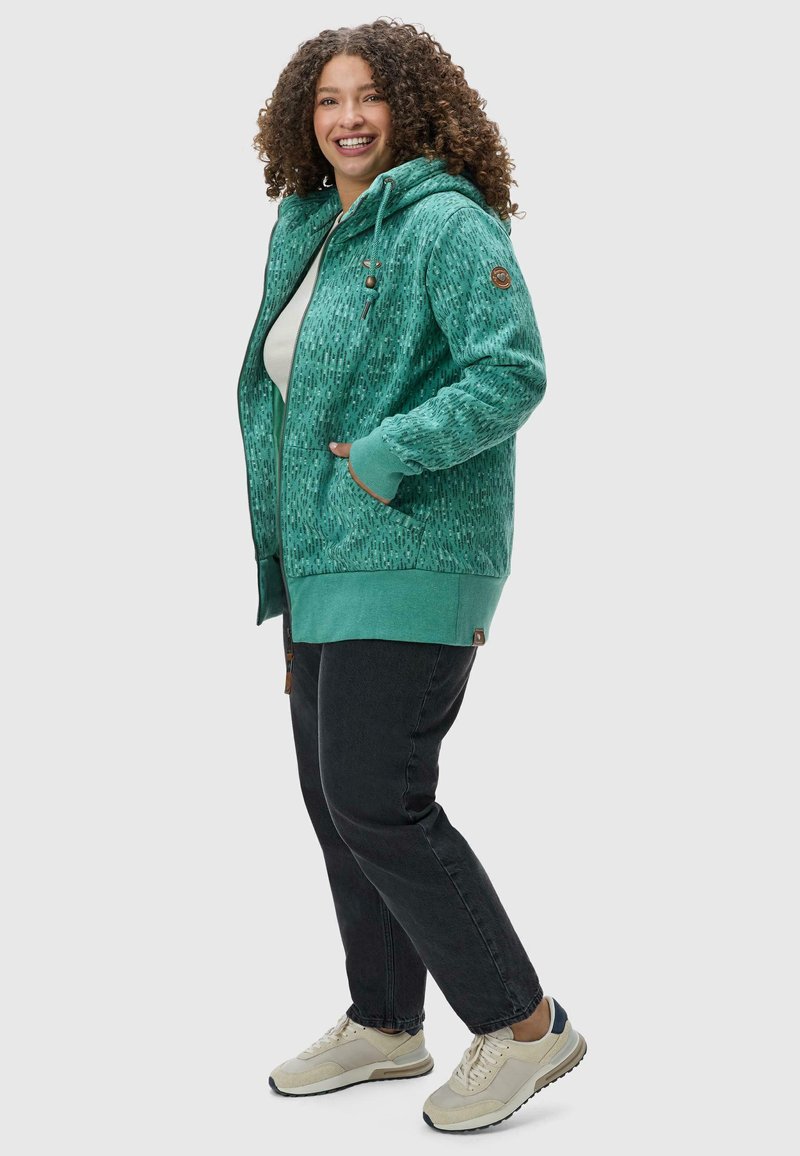 Ragwear Damen Sweatshirt NESKA Zip in Raspberry - M