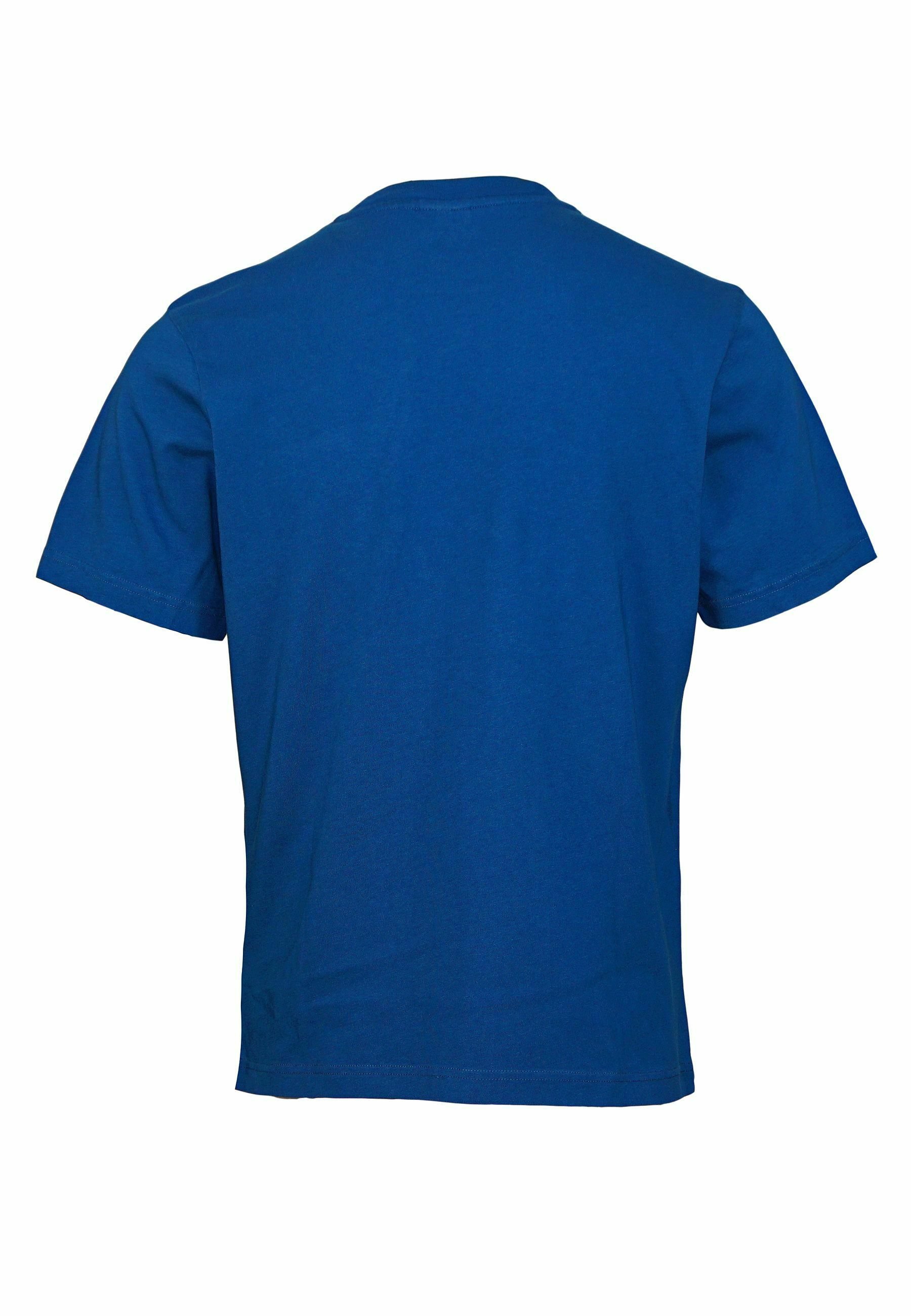 Franklin \u0026 Marshall MIT LOGO-APPLIKATION - T-shirt basic - blau/blauw -  Zalando.be