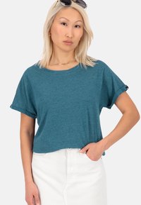 alife & kickin MALAIKAAK KURZARM - Tricou basic - blau