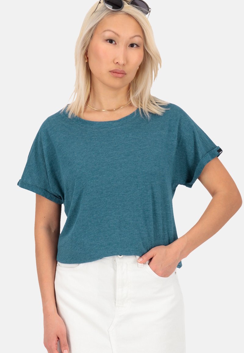 alife & kickin MALAIKAAK KURZARM - Tricou basic - blau