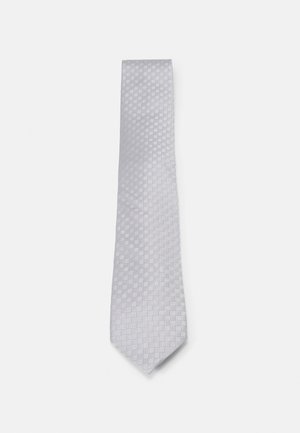 CROSSHATCH SOLID - Cravatta - grey