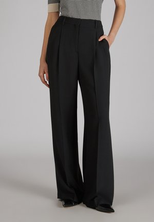Stoffhose - black