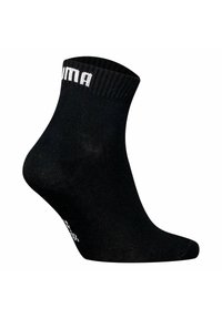 Puma UNISEX QUARTER 12ER PACK LOGO - Calze - schwarz