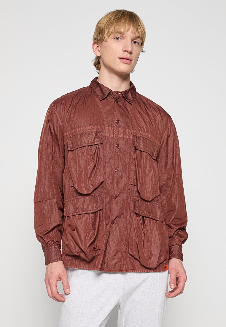 ASPESI Overhemd bordeauxrood