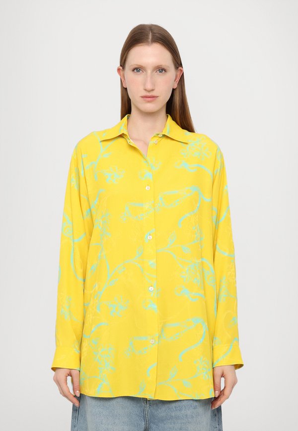 RAMAGE - Button-down blouse - giallo