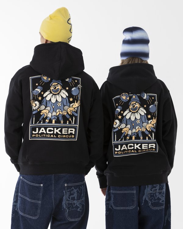POLITICAL CIRCUS HOODIE UNISEX - Kapuzenpullover