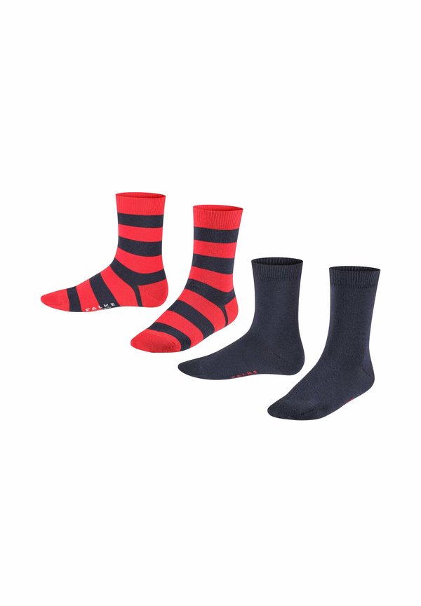6ER PACK - Socks - blau rot4