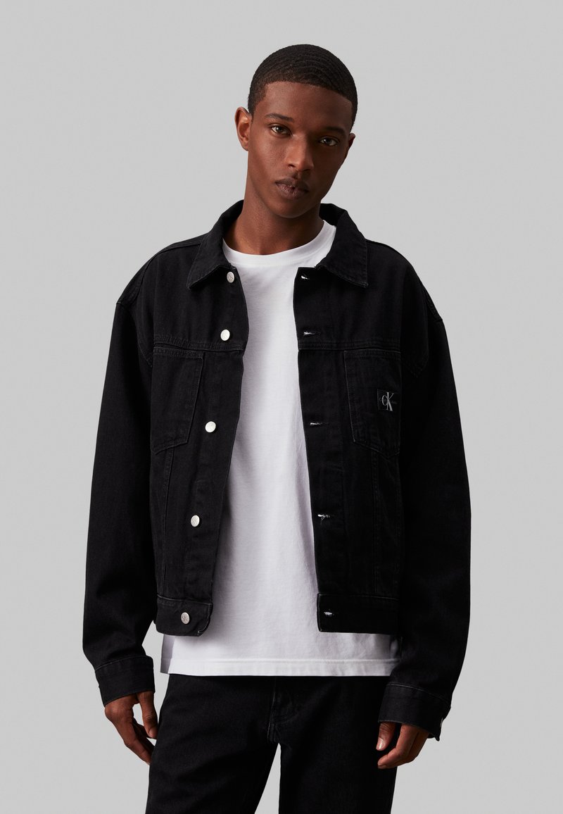 Calvin Klein Jeans Džinsinis švarkelis - denim black