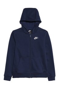 Nike Sportswear HOODIE CLUB UNISEX - Tröja med dragkedja - midnight navy