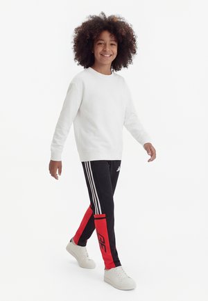 adidas Performance TRAINING PANTS UNISEX - Træningsbukser - black/lucid red/white