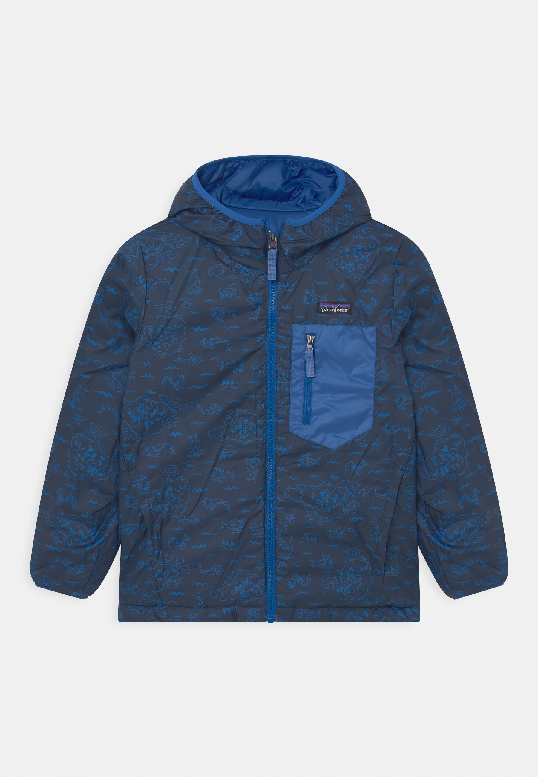 patagonia light blue jacket