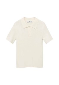 SHORT-SLEEVED NECK - Polo majica - off-white