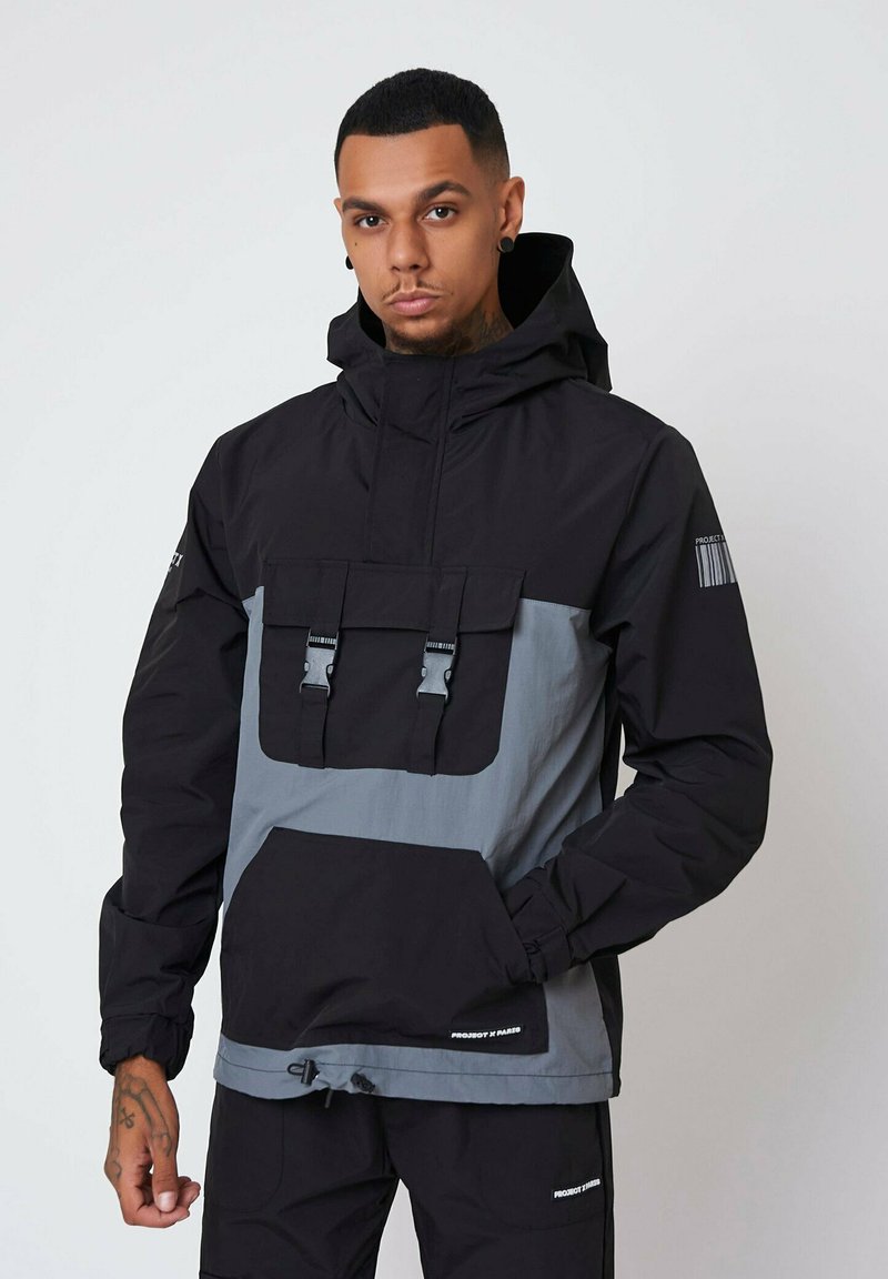 Project X Paris COUPE-VENT À ENFILABLE CLIPS - Veste d'hiver - noir
