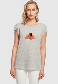 Merchcode BEACH T-SHIRT - T-shirts med print - heather grey