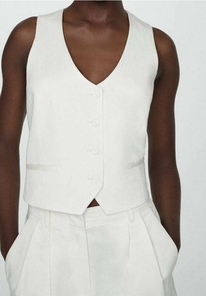Veste sans manches - white