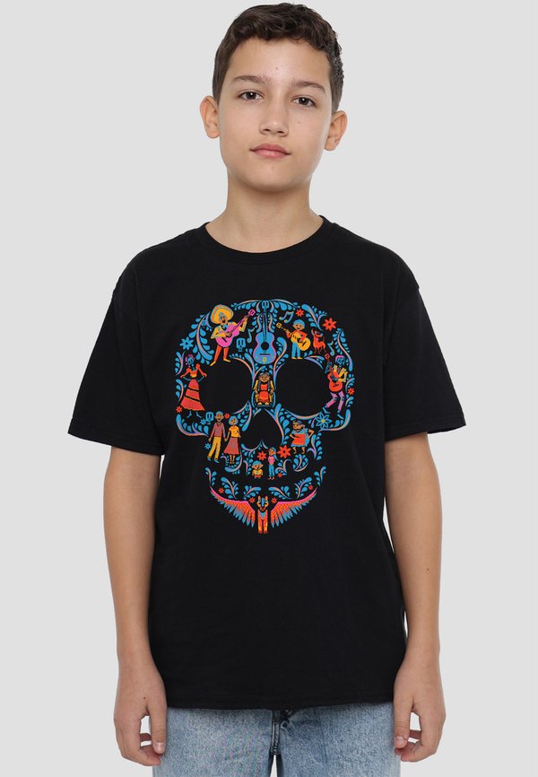 COCO DAY OF THE DEAD SKULL WITH RIVERA FAMILY - T-Shirt print