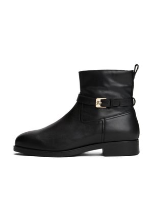 Tommy Hilfiger BUCKLE RIDING - Botines - black