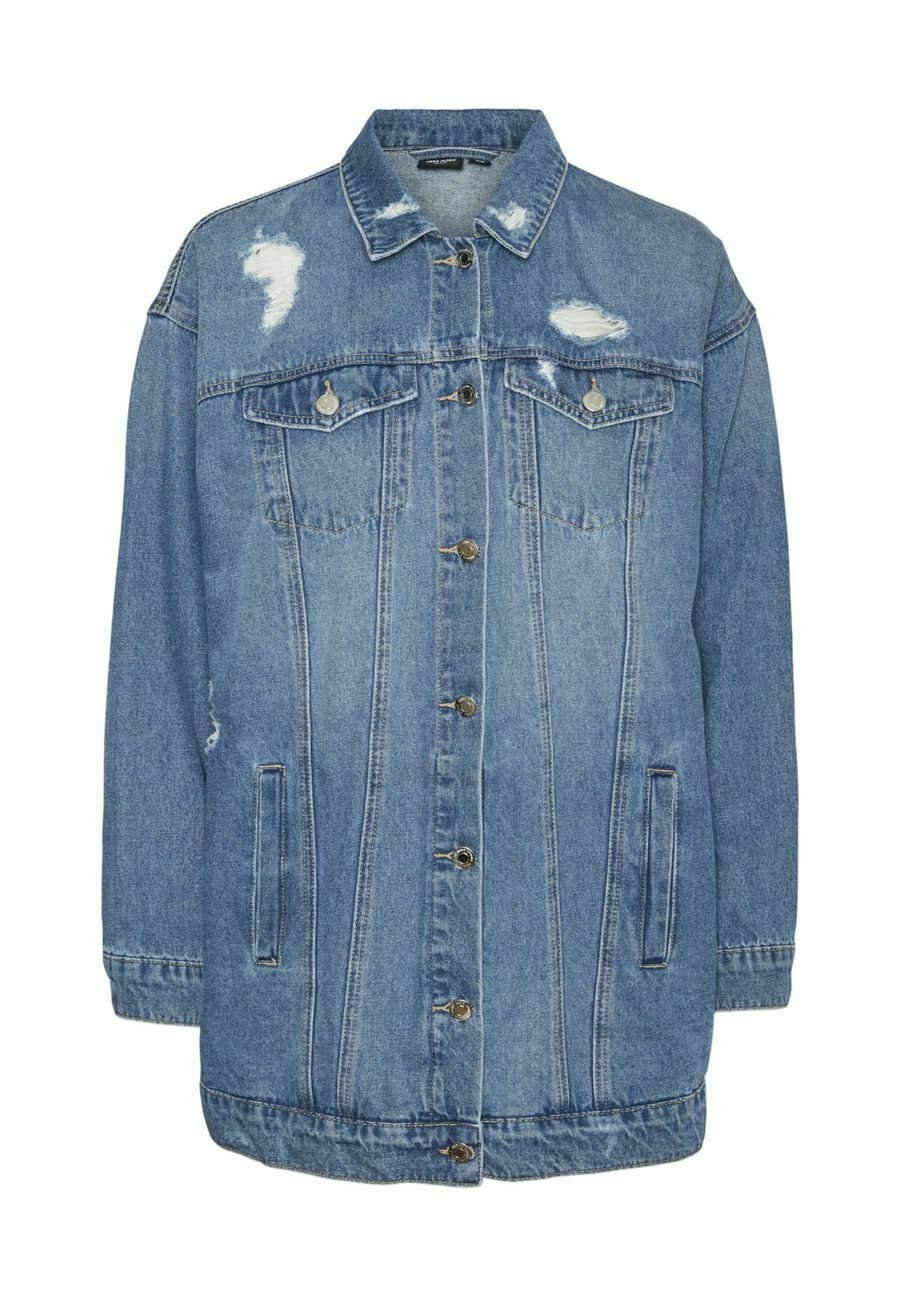 primark oversized ripped denim jacket