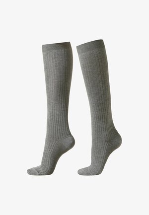 Chaussettes hautes - grau grigio medio melange