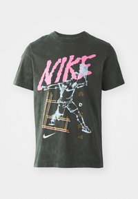 COURT - T-shirt med print - sequoia