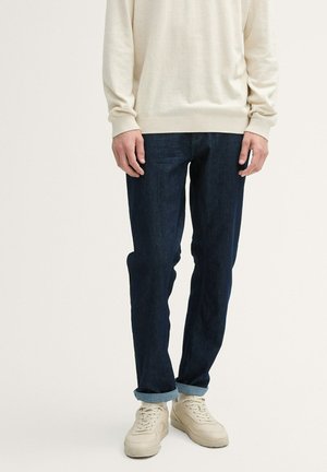 TOM TAILOR Jeans Tapered Fit - rinsed blue denim