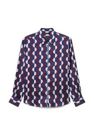 Calliope, CAMICIA FANTASIA - Button-down blouse - var ottanio