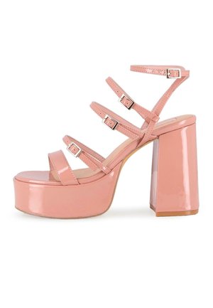 Sandalias de tacón - rosa