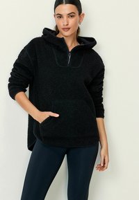 Next OUTDOOR QUARTER ZIP - Hættetrøje - black