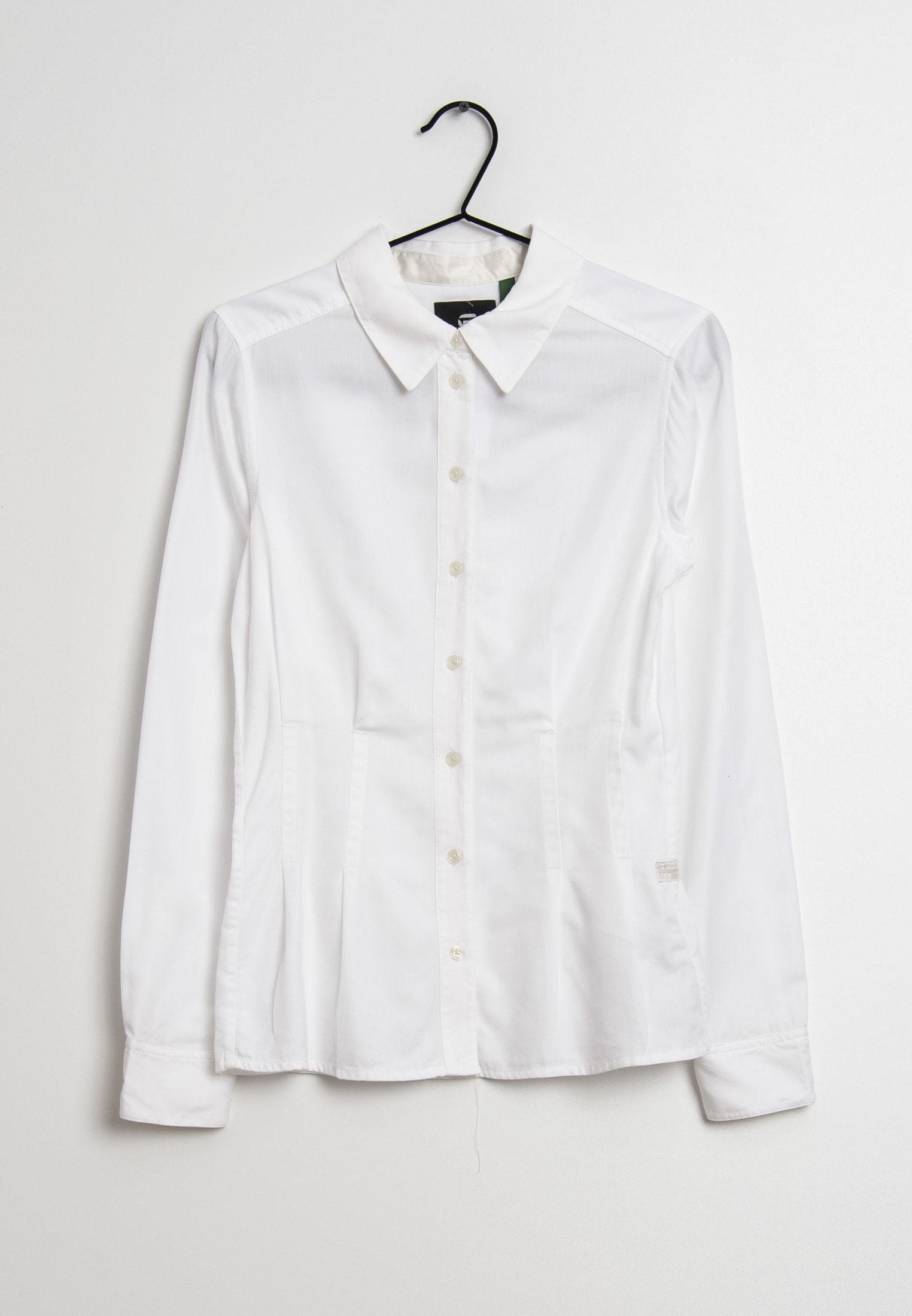 G Star Hemdbluse Weiss Zalando De