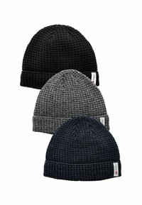 THINSULATE  3 PACK  REGULAR FIT - Beanie - black navy blue grey