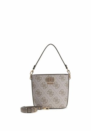 KARNILLA LOGO BUCKET - Sac à main - dark taupe logo