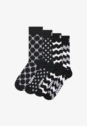 Happy Socks, UNISEX 4-PACK SET - Socken - schwarz weiß