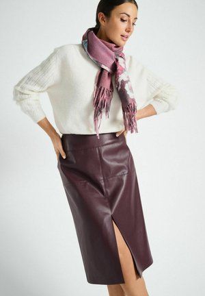 Jupe crayon - bordeaux