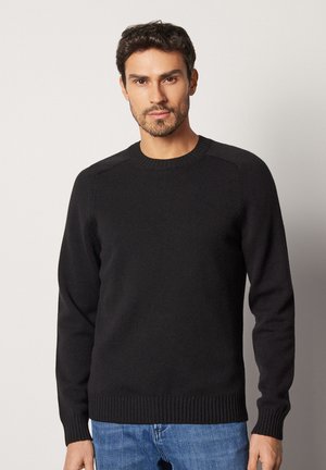 ULTRASOFT ROUND NECK - Strickpullover - Black