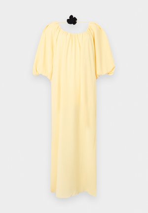 ROMANTIC VOLUMINOUS SLEEVE DRESS - Robe longue - yellow