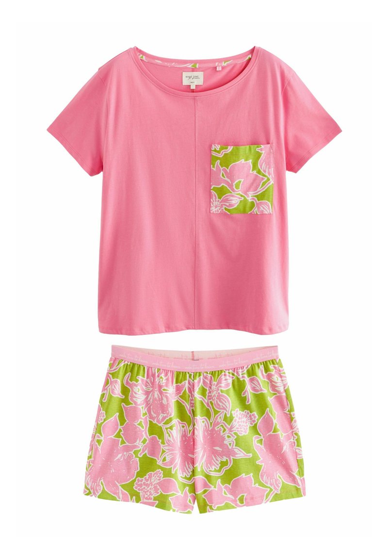 Next SHORT SLEEVE - REGULAR FIT - Nattøj sæt - pink floral