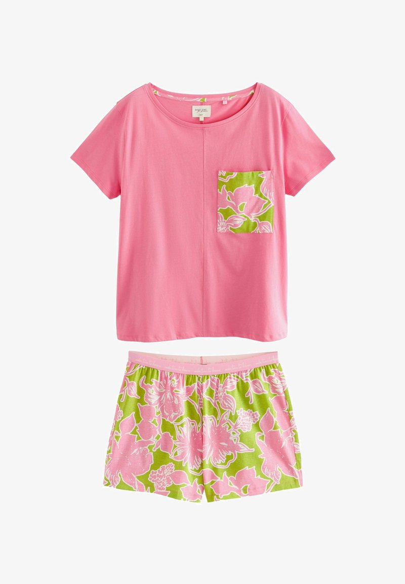 Next SHORT SLEEVE - REGULAR FIT - Pizsama szett - pink floral