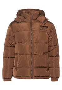 RETRO HOODED PUFFER - Vinterjakke - brown