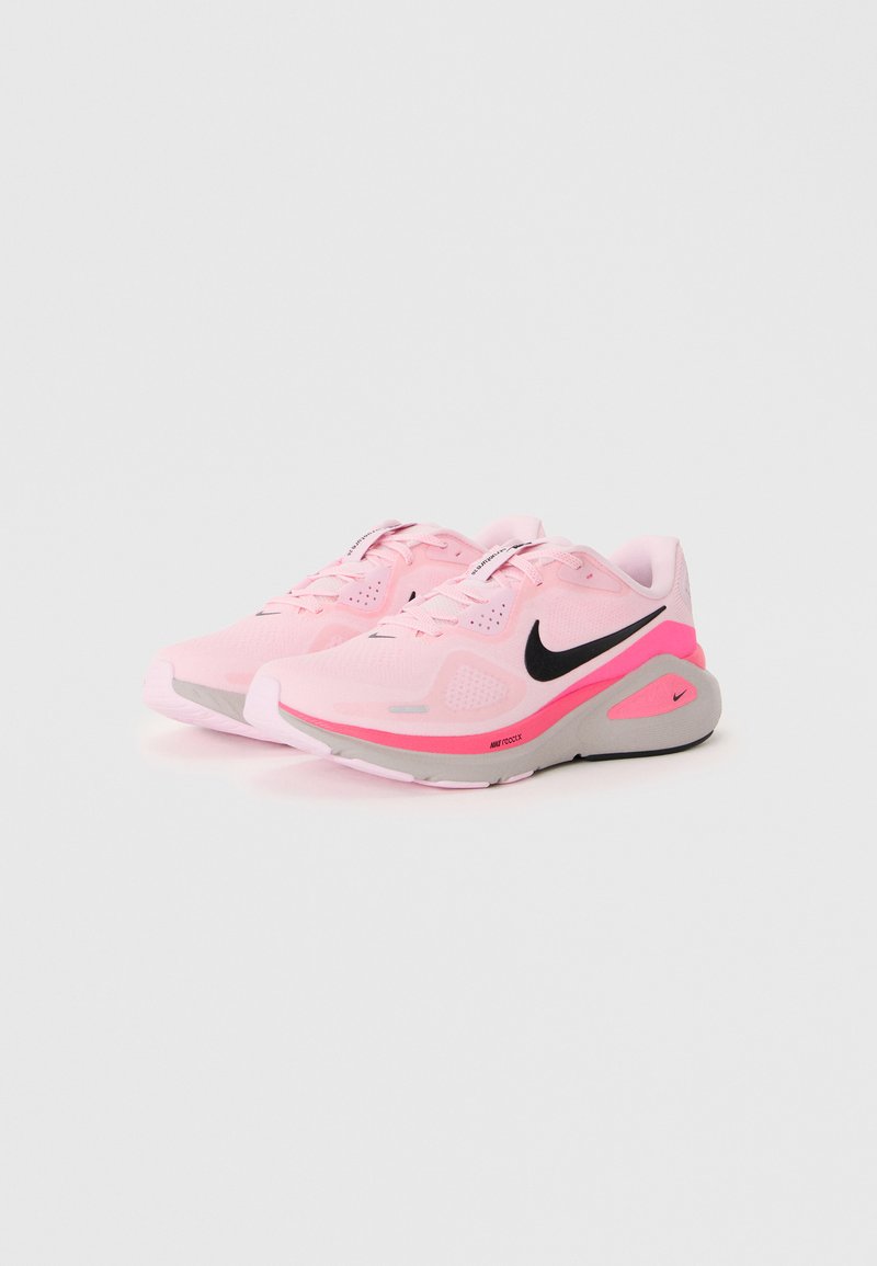 Nike Performance STRUCTURE 26 - Silniční běžecké boty - pink/black/hyper pink/platinum violet
