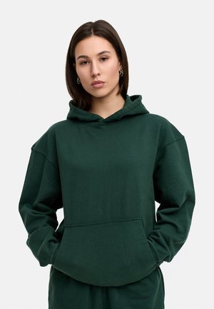 Hoodie - green washed