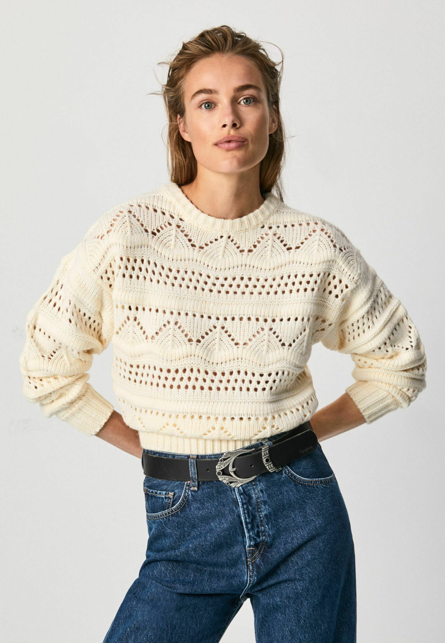 Pepe Jeans MEGAN - Trui - beige/crème - Zalando.nl
